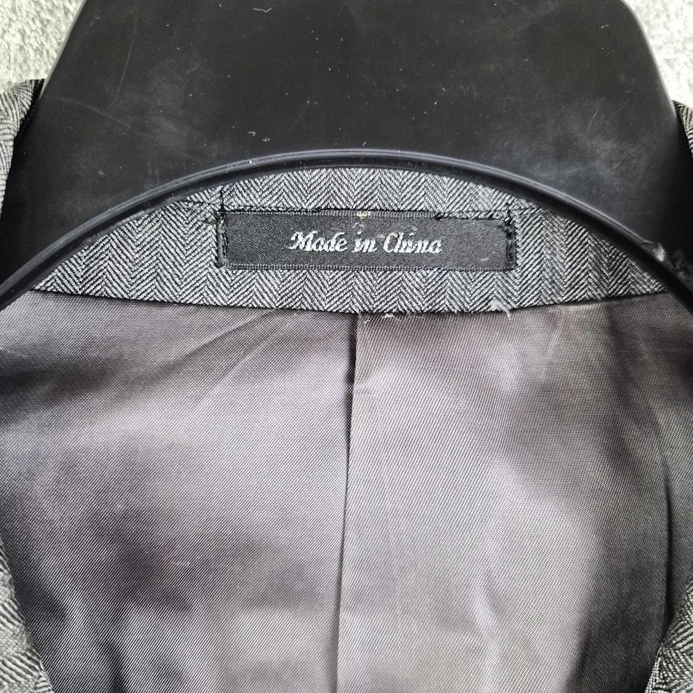 Lauren Ralph Lauren Blazer Mens Gray 42R 100% Wool 3 Button Classic Sport Coat